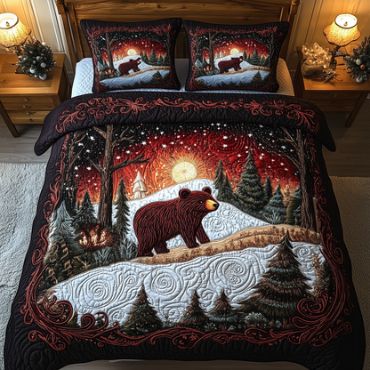 Mystery in the Forest 3-Piece Quilted Bedding Set GFTOTL1545