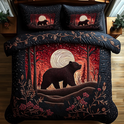 Mystery in the Forest 3-Piece Quilted Bedding Set GFTOTL1550