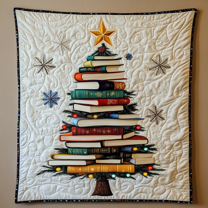 All Booked for Christmas Quilted Blanket GFTOTL1571