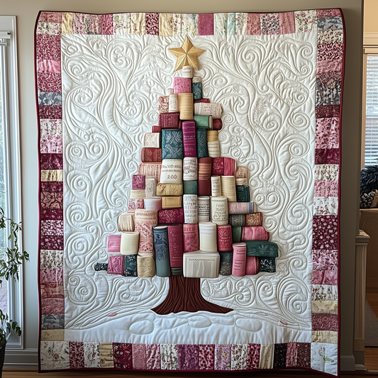 All Booked for Christmas Quilted Blanket GFTOTL1572