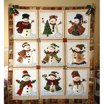 Let It Snow Vintage Quilted Blanket GFTOTL1621