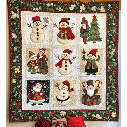 Let It Snow Vintage Quilted Blanket GFTOTL1623