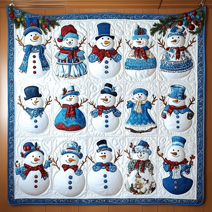 Let It Snow Vintage Quilted Blanket GFTOTL1624