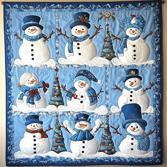 Let It Snow Vintage Quilted Blanket GFTOTL1625