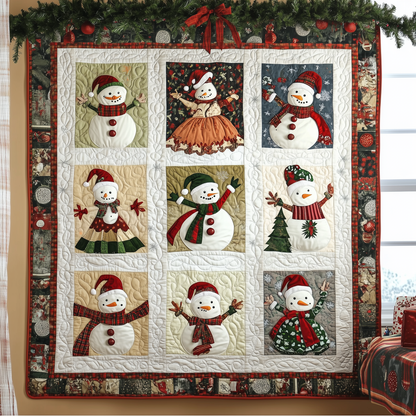 Let It Snow Vintage Quilted Blanket GFTOTL1626