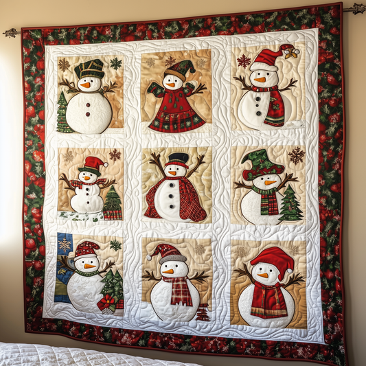 Let It Snow Vintage Quilted Blanket GFTOTL1628