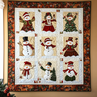Let It Snow Vintage Quilted Blanket GFTOTL1629