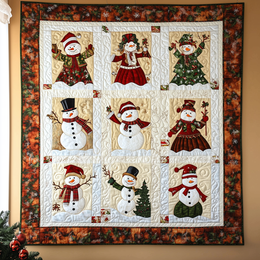 Let It Snow Vintage Quilted Blanket GFTOTL1629