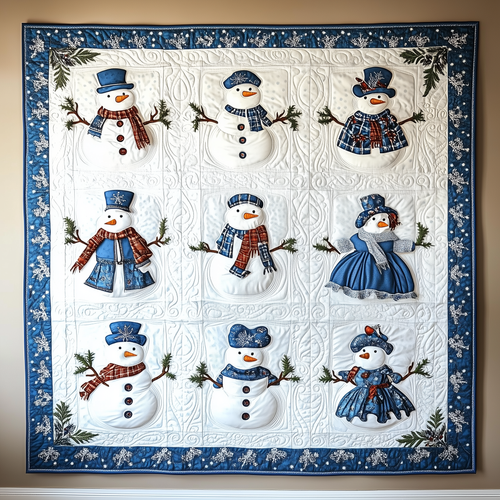 Let It Snow Vintage Quilted Blanket GFTOTL1630