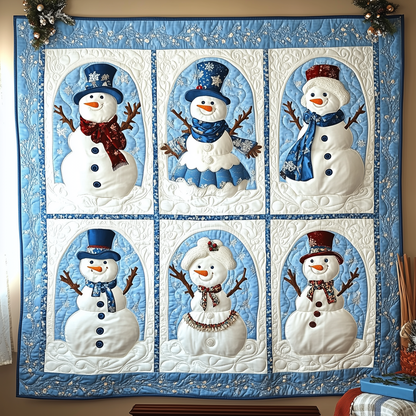 Let It Snow Vintage Quilted Blanket GFTOTL1632