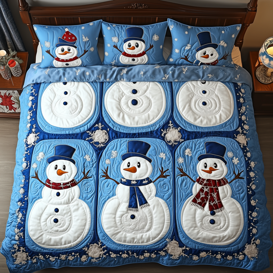 Tis The Season to Sparkle 3-Piece Quilted Bedding Set GFTOTL1634