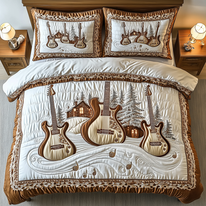Rock and Roll Culture 3-Piece Quilted Bedding Set GFTOTL1672