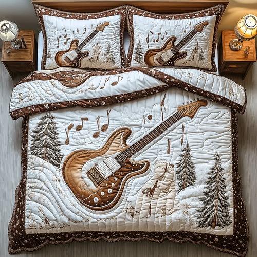 Rock and Roll Culture 3-Piece Quilted Bedding Set GFTOTL1673