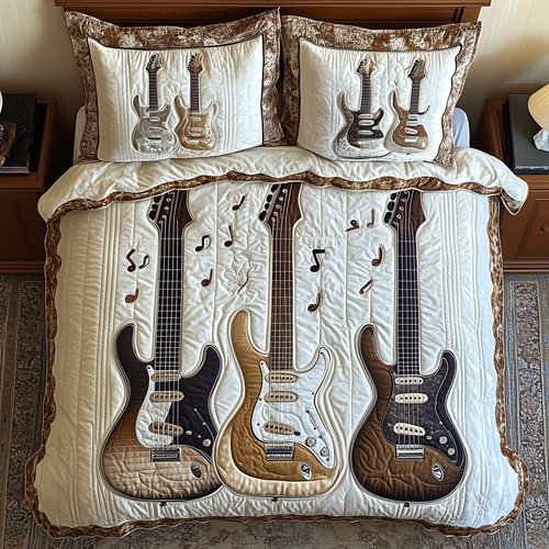 Rock and Roll Culture 3-Piece Quilted Bedding Set GFTOTL1676