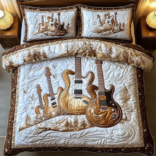 Rock and Roll Culture 3-Piece Quilted Bedding Set GFTOTL1678