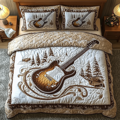 Rock and Roll Culture 3-Piece Quilted Bedding Set GFTOTL1679