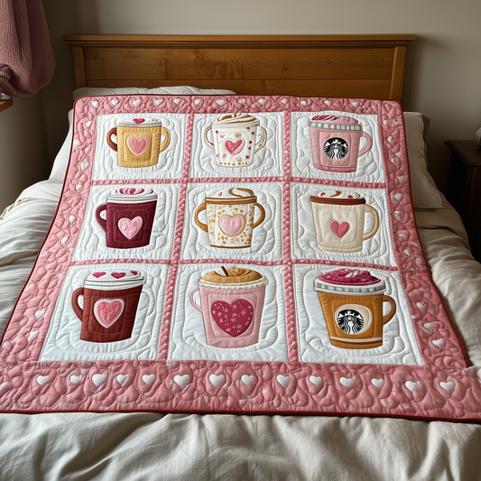 Cups of Love Quilted Blanket GFTOTL1701