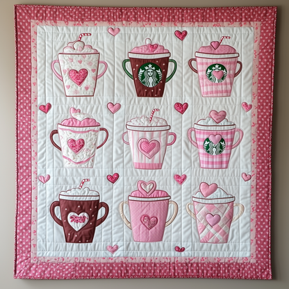 Cups of Love Quilted Blanket GFTOTL1703