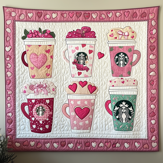 Cups of Love Quilted Blanket GFTOTL1704