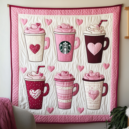 Cups of Love Quilted Blanket GFTOTL1705