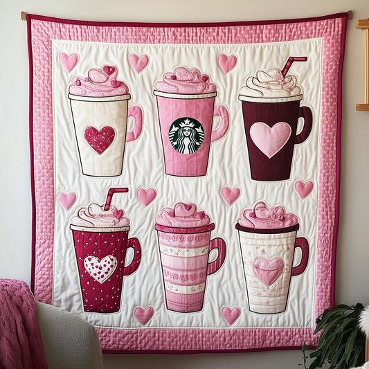Cups of Love Quilted Blanket GFTOTL1705