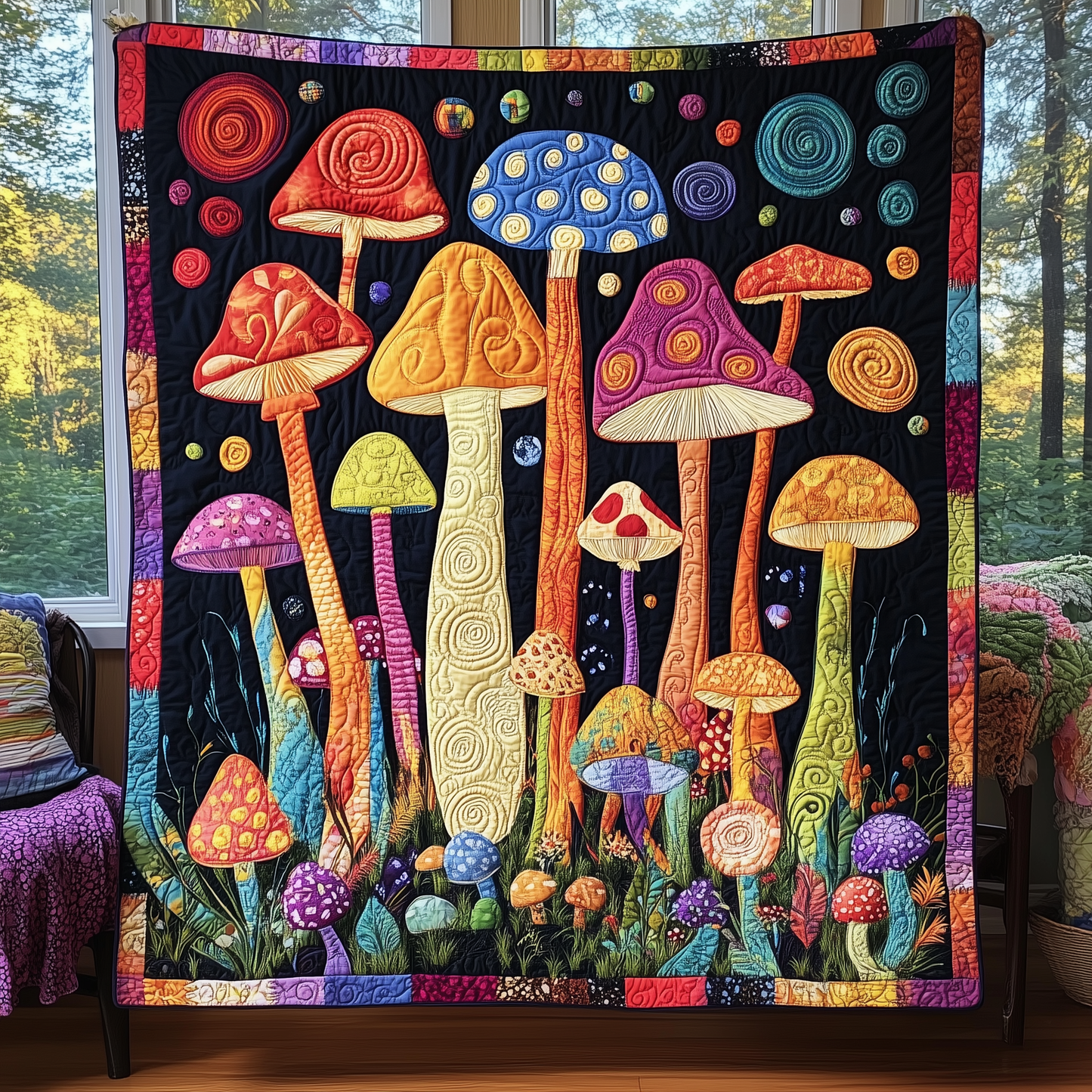Mushroom Quilted Blanket GFTOTL1789