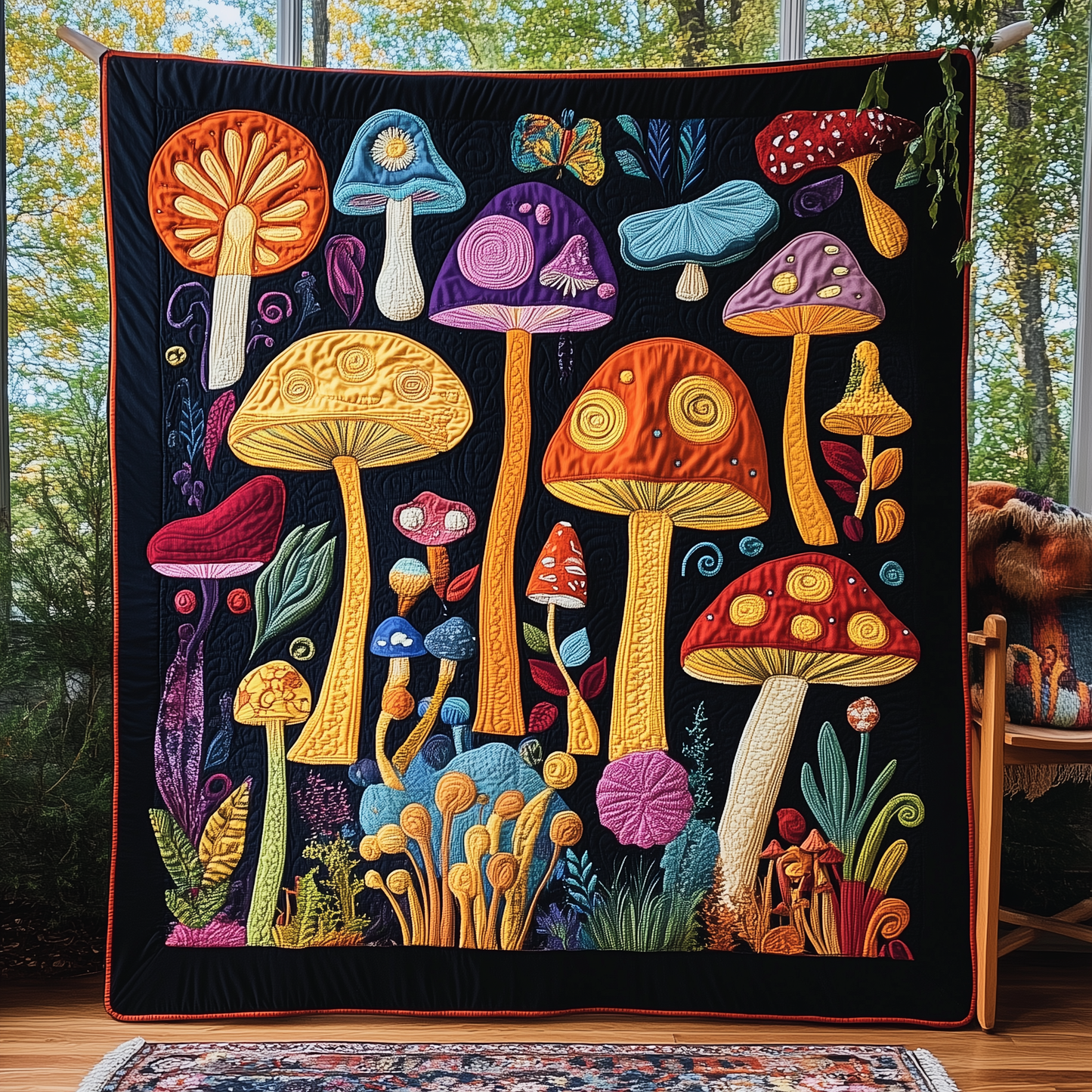 Mushroom Quilted Blanket GFTOTL1791