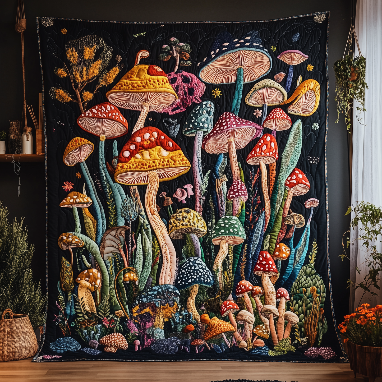 Mushroom Quilted Blanket GFTOTL1792