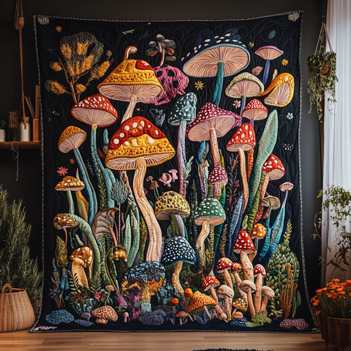 Mushroom Quilted Blanket GFTOTL1792