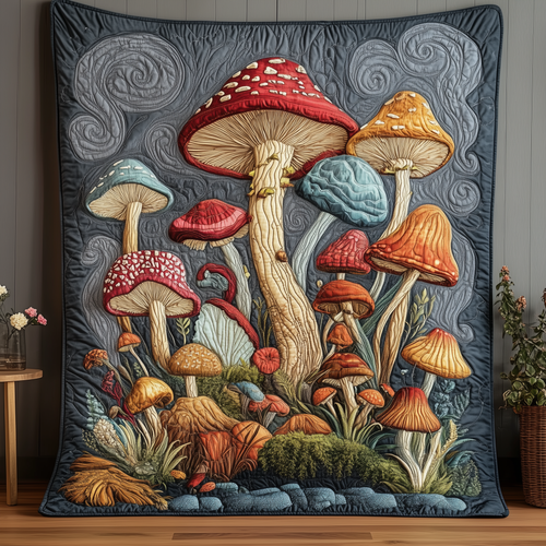 Mushroom Quilted Blanket GFTOTL1794