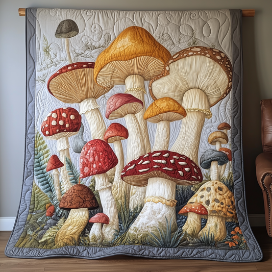 Mushroom Quilted Blanket GFTOTL1795