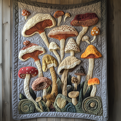 Mushroom Quilted Blanket GFTOTL1796