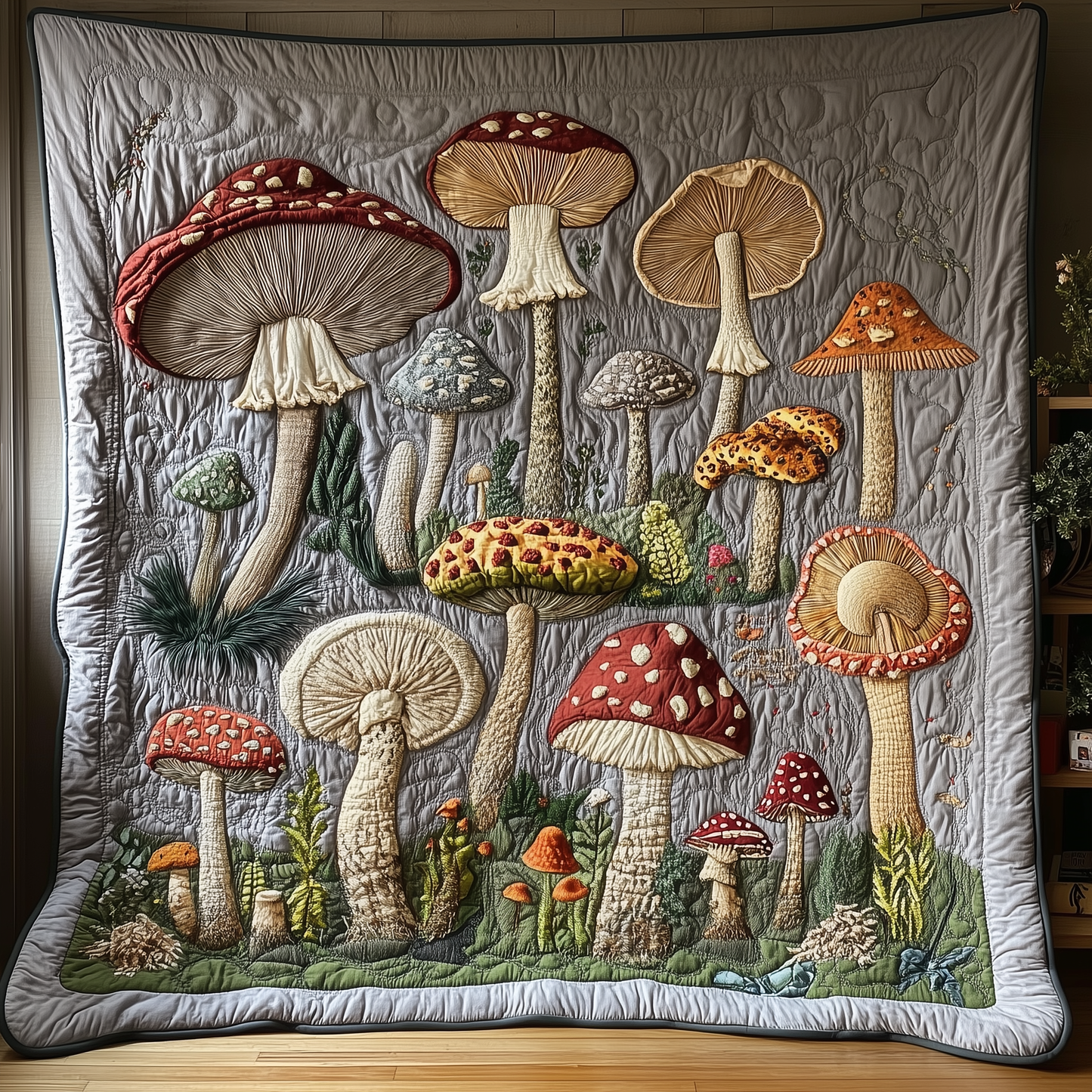 Mushroom Quilted Blanket GFTOTL1797