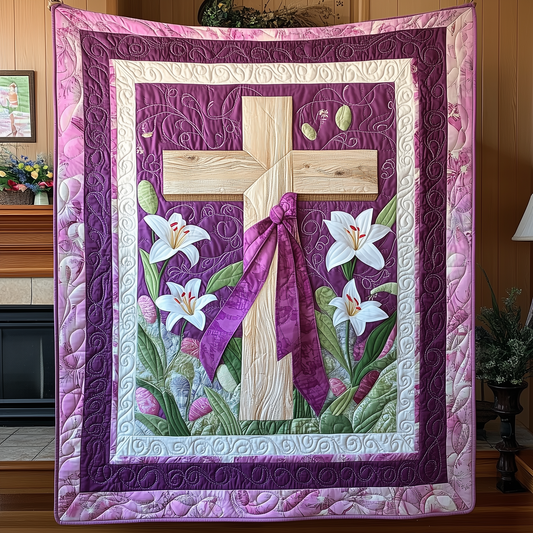 Easter Cross Quilted Blanket GFTOTL1853