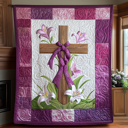 Easter Cross Quilted Blanket GFTOTL1854