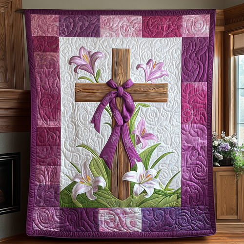 Easter Cross Quilted Blanket GFTOTL1854