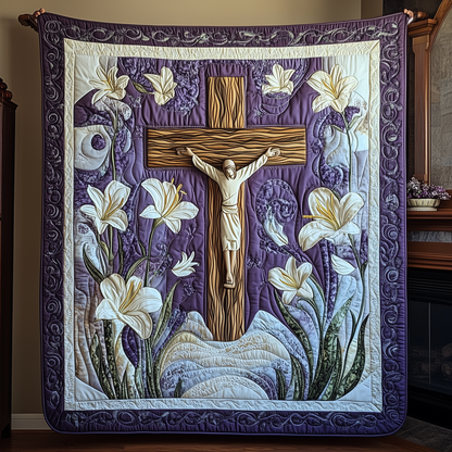 Easter Cross Quilted Blanket GFTOTL1857