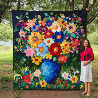 Flower Garden Quilted Blanket GFTOTL1859