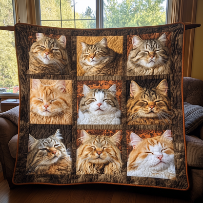 Sleeping Cat Quilted Blanket GFTOTL1980