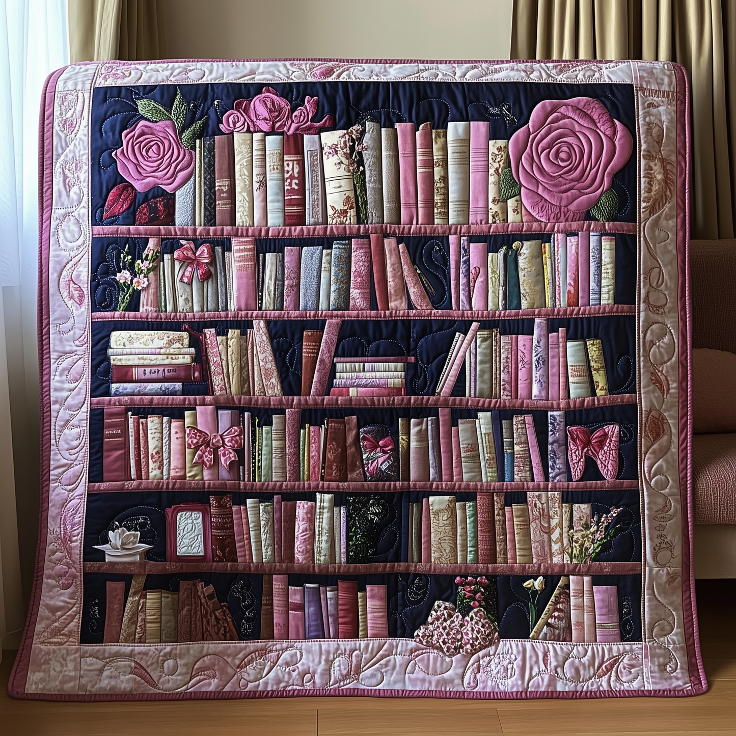 Books Are My Love Language Quilted Blanket GFTOTL2016
