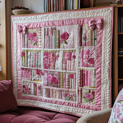 Books Are My Love Language Quilted Blanket GFTOTL2017