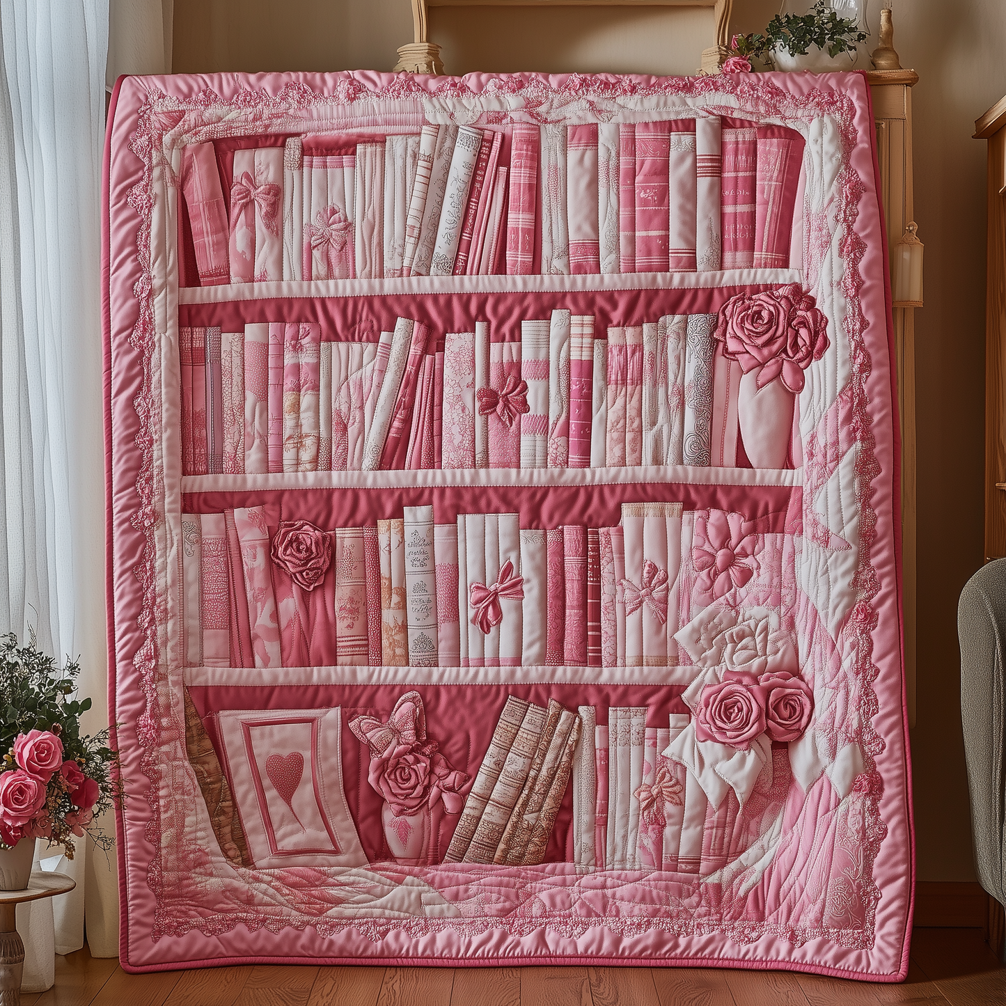 Books Are My Love Language Quilted Blanket GFTOTL2021