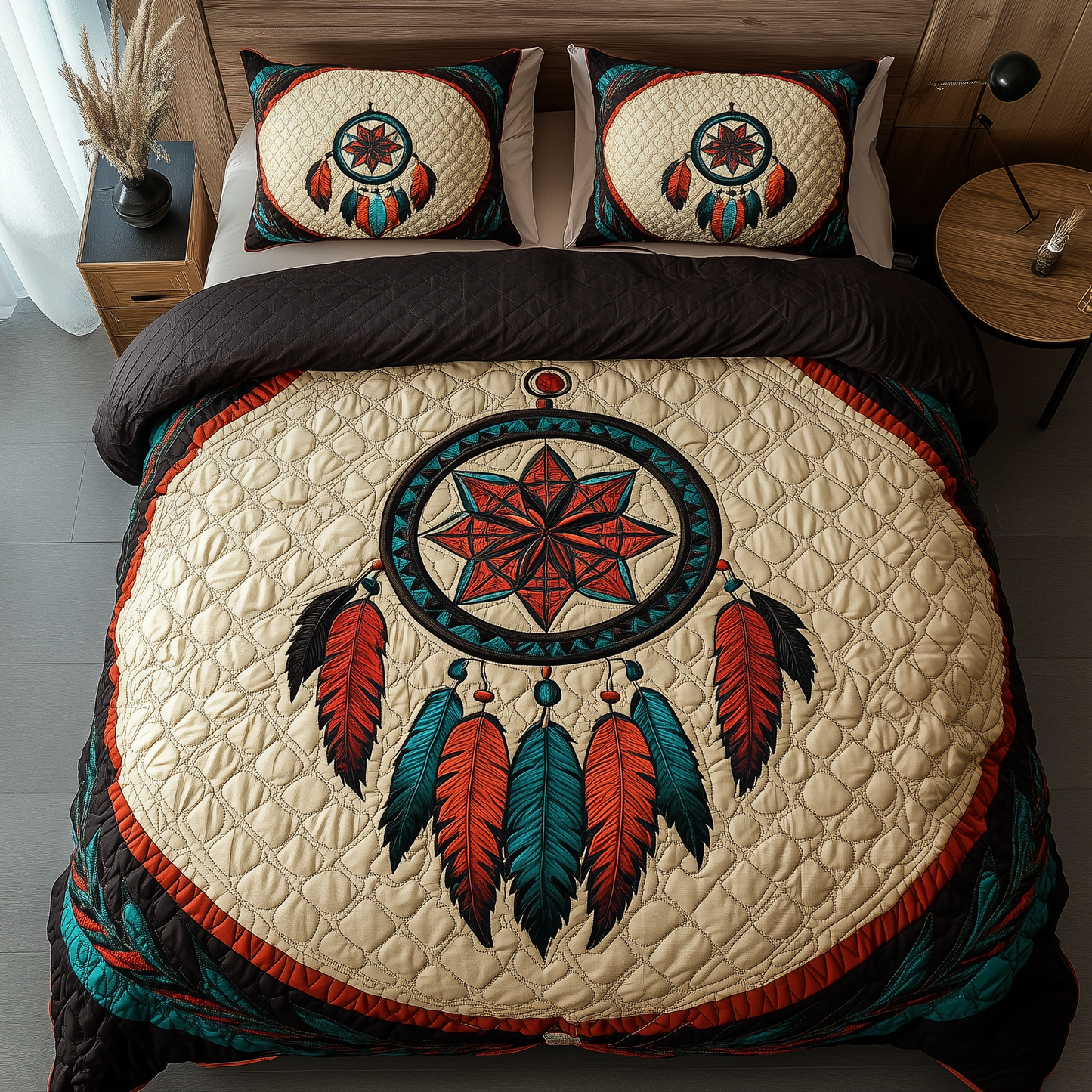 Spirit Guardian 3-Piece Quilted Bedding Set GFTOTL2044
