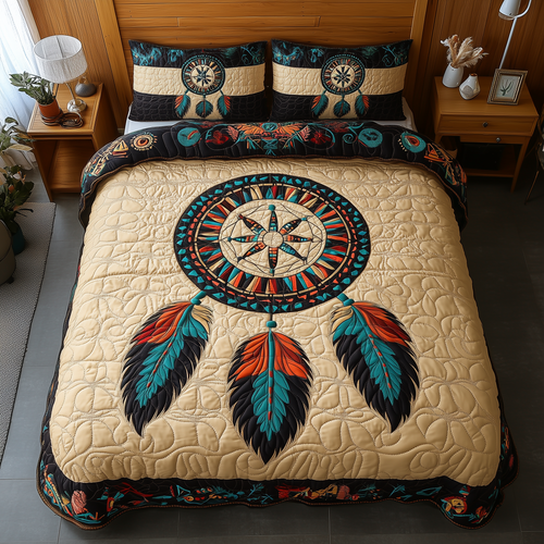 Spirit Guardian 3-Piece Quilted Bedding Set GFTOTL2047