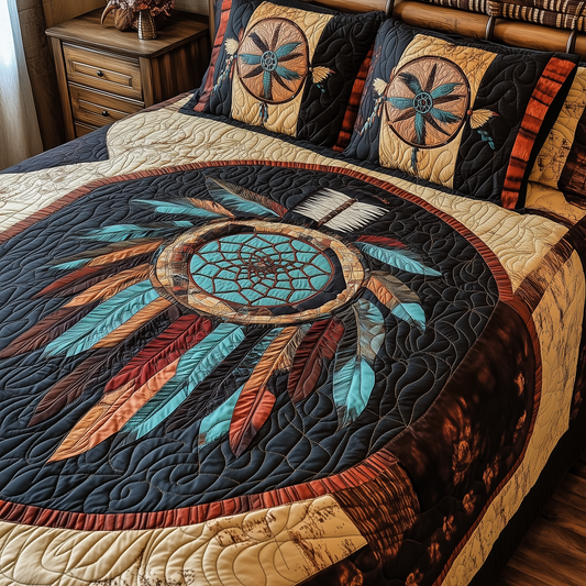Spirit Guardian 3-Piece Quilted Bedding Set GFTOTL2048