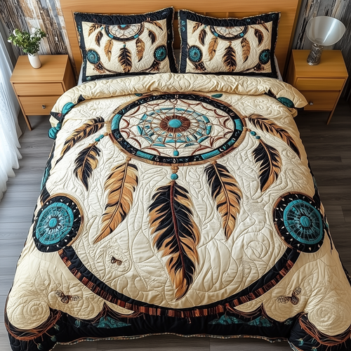 Spirit Guardian 3-Piece Quilted Bedding Set GFTOTL2050