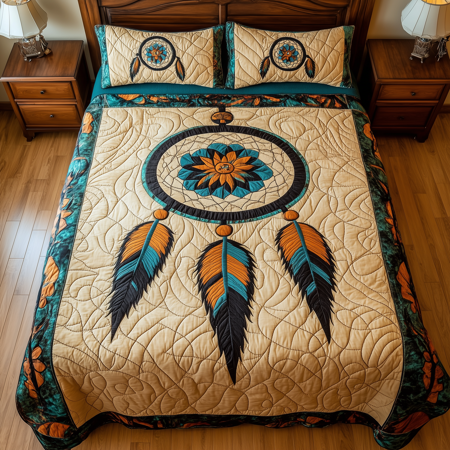 Spirit Guardian 3-Piece Quilted Bedding Set GFTOTL2052