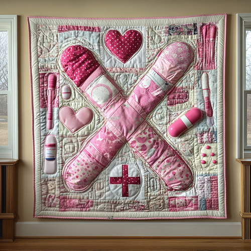 Valentine for Nurse Quilted Blanket GFTOTL2074