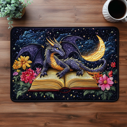Bookish Dragon Quilted Placemat GFTOTL2113