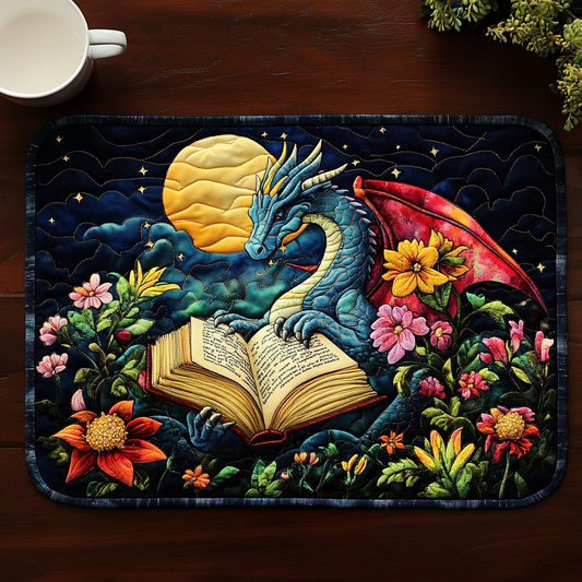 Bookish Dragon Quilted Placemat GFTOTL2117
